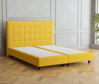 Lichtgrau 9130 Tia - 20cm Box, 110cm Kopfteil, 12cm Füße