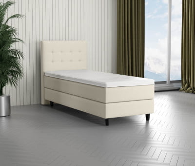 Woolyun 18-72 - 120cm Kopfteil - 12cm Fuß Konisch (Aufpreis) - 20cm Box - 20cm Matratze - 7cm Topper