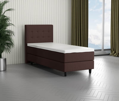 Woolyun 18-72 - 120cm Kopfteil - 12cm Fuß Konisch (Aufpreis) - 20cm Box - 20cm Matratze - 7cm Topper