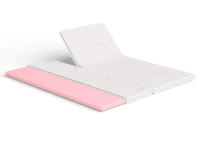 Kaltschaum HR45 (TENCEL™ Lyocell 3D) 7cm Split Topper 220x220 cm