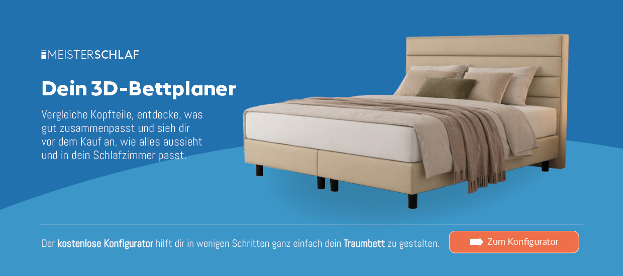 Boxspringbett 3D Konfigurator