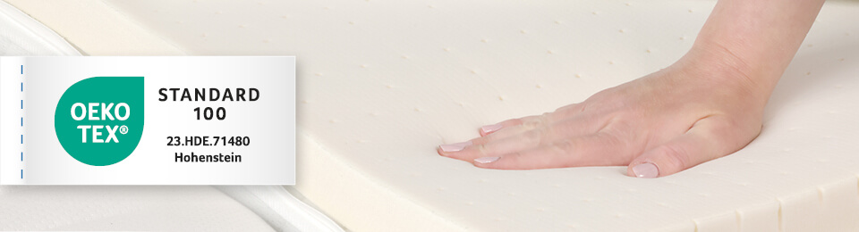 OEKO-TEX STANDARD 100 zertifiziert und unbedenklich für Kleinkinder und Babys.