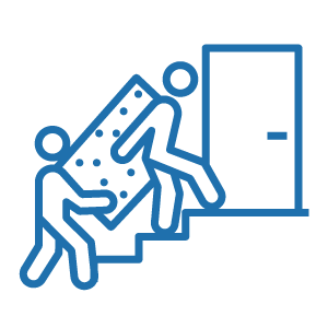 Lieferung mit Spedition